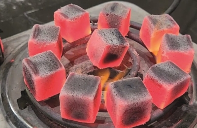 تولید زغال قلیانی بدون بو و گاز